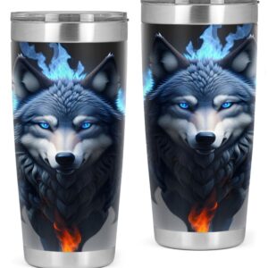 Beautiful Wolf Tumbler 1